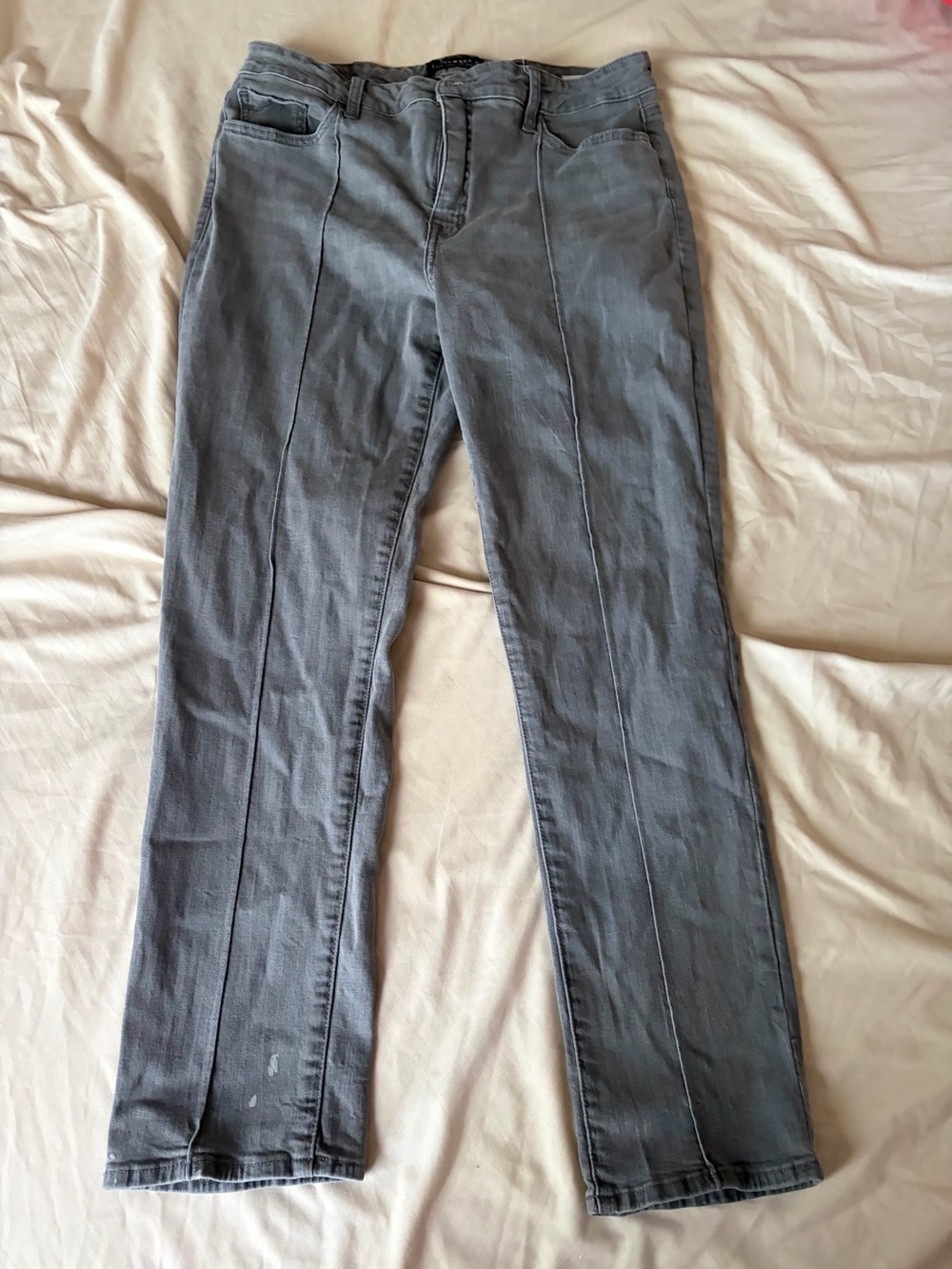Lucky Brand Gray Straight Jeans